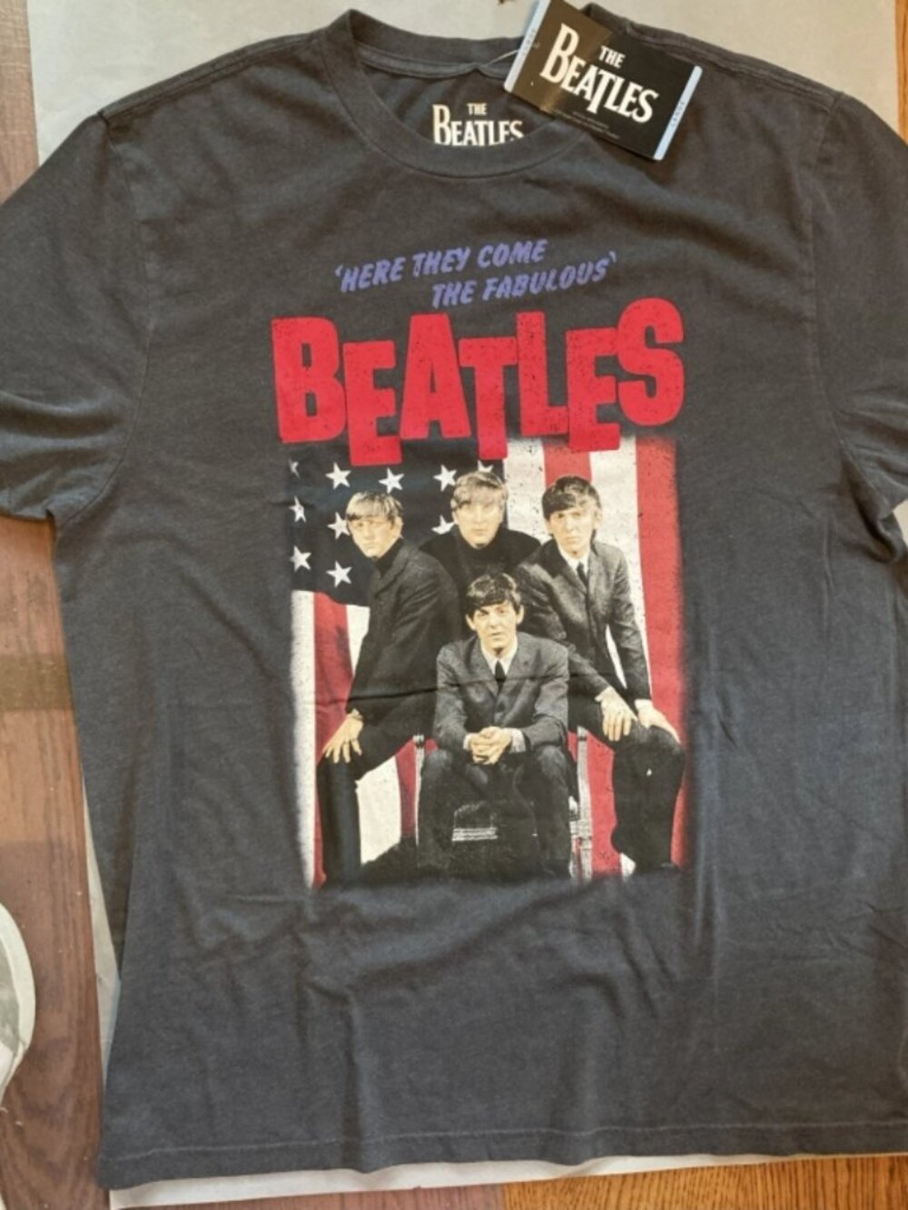 The Beatles "Here They Come The Fabulous" American Tour 1964 Graphic T-Shirt
